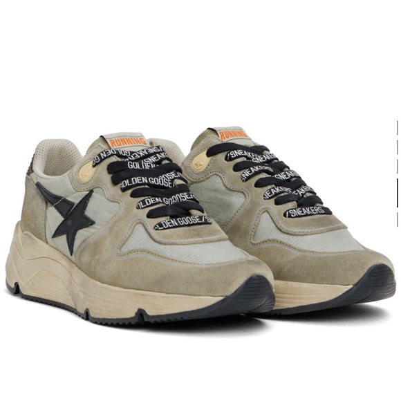 Golden Goose Women Running Sole Sneaker Taupe Black NIB Auth women - Picture 3 of 5